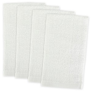Barmop Towels Set Of 4 - Design Imports, White