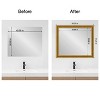 Amanti Art Mirror Makeover Bathroom Mirror Frame Border Kit - Fully Assembled Peel and Stick Frame - Mirror NOT Included - Parlor Trim - 4 of 4