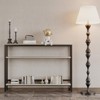 5.9" Slim Sofa Table, 2 Tier Narrow Console Table with Adjustable Shelf, Space-Saving Behind Couch Table - 2 of 4