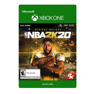 nba 2k20 digital deluxe xbox one