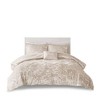 Sapphtopaz 3-Piece Blush Crushed Velvet Comforter Set, Diamond Quilted Twin/Twin XL Quilt Set with Shams & Decorative Pillow -Champagne - 4 of 4