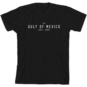 RIP Gulf of Mexico 1607-2025 Youth Crew Neck Short Sleeve Tee - 1 of 2