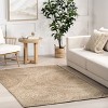 Nuloom Hadassha Geometric Swirls Jute Indoor Area Rug, 4' x 6', Natural - 2 of 4