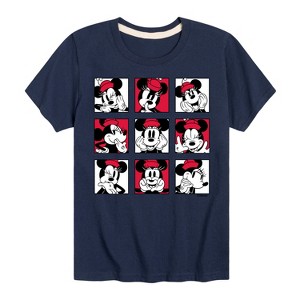 Girls' - Disney - Minnie Grid Short Sleeve Graphic T-Shirt - 1 of 4