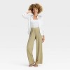 Women's Mid-Rise Regular Fit Textured Pull-On Pants - A New Day™ - 3 of 3