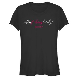 Junior's Women Sex and the City Mr. Big Absolutely Cursive Reply T-Shirt - 1 of 4