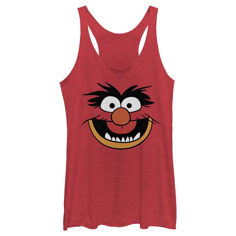 Women's The Muppets Animal Costume Racerback Tank Top, 1 of 5