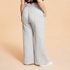 Blogilates Women's Travel Trouser High-Rise Wide Leg Sweatpants - 2 of 4