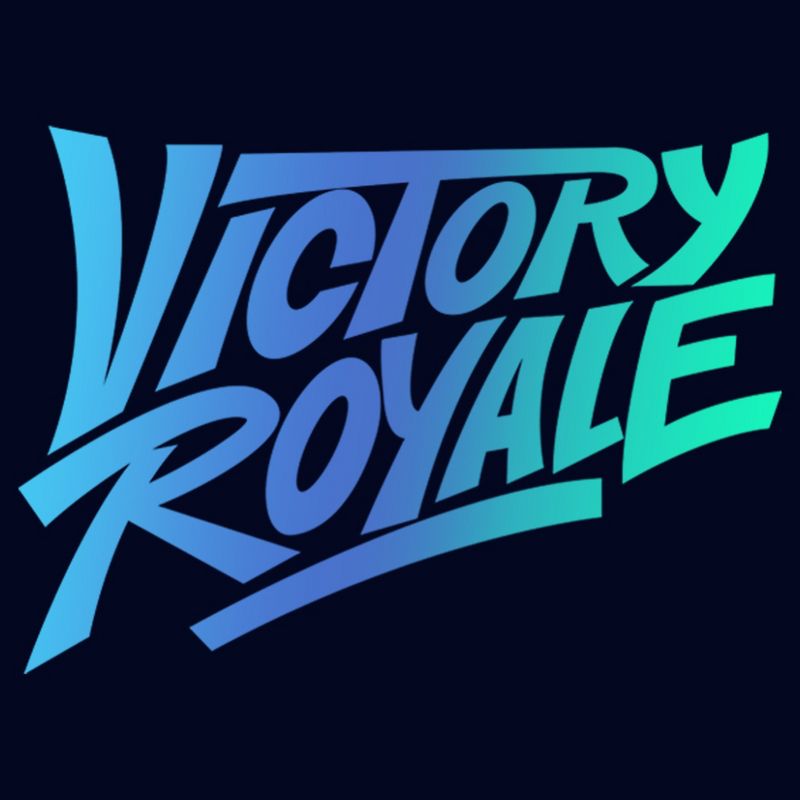 Men's Fortnite Victory Royale Gradient Logo T-Shirt, 2 of 6