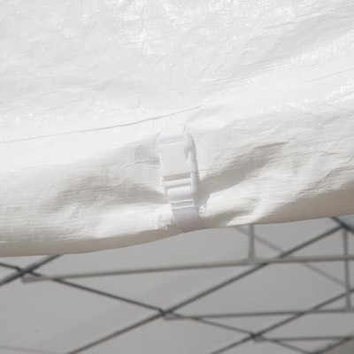 White Heavy Duty Outdoor Party Tent with Removable Sidewalls