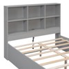CAVINAS Full Size Platform Bed Modern Wooden Bed Frame with Storage Headboard, 2 Drawers and Ports for Bedroom - 3 of 4