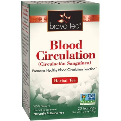 Bravo Teas & Herbs Blood Circulation Tea - 1 Box/20 Bags