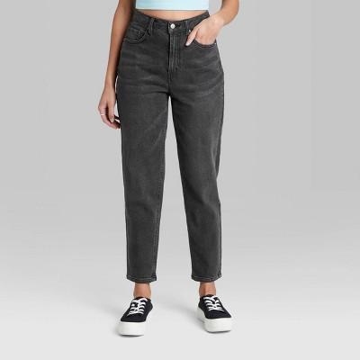 target black ripped mom jeans