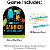 Big Dot of Happiness Monster Bash - How Many Candies Little Monster Birthday Party or Baby Shower Game - 1 Stand and 40 Cards - Candy Guessing Game - 3 of 4