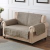 Red Rock Reversible Arm Chair Slipcover Furniture Protector Clay by Greenland Home Fashions - 2 of 3