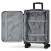 World Traveler Dejuno Jasper 3-Piece Lightweight Expandable Spinner Luggage Set - 3 of 3