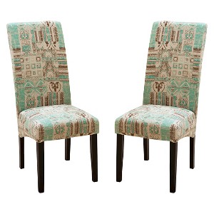 Christopher Knight Home Binghamton Dining Chair - Teal (Set of 2), Blue
