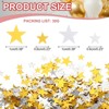 Unique Bargains Christmas Decorations DIY Twinkle Metallic Foil Glitter Star Tables Confetti 0.2/0.4 Inch 0.07 Ibs - 2 of 4