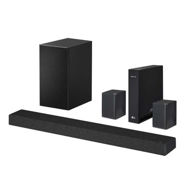 LG SP7R 7.1 Channel High Res Audio Sound Bar Rear Speaker Kit, Black