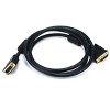 Monoprice DVI-D Cable - 6 Feet - Black | 28AWG CL2 Dual Link 9.9 Gbps Ferrite Cores - 2 of 4