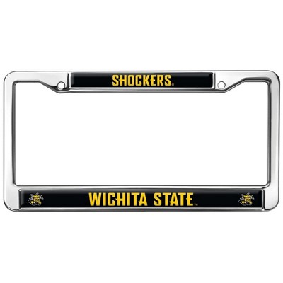 Wichita State University Shockers Full Size Standard License Plate Metal Frame