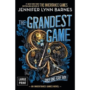 The Grandest Game - Large Print by  Jennifer Lynn Barnes (Hardcover) - 1 of 1