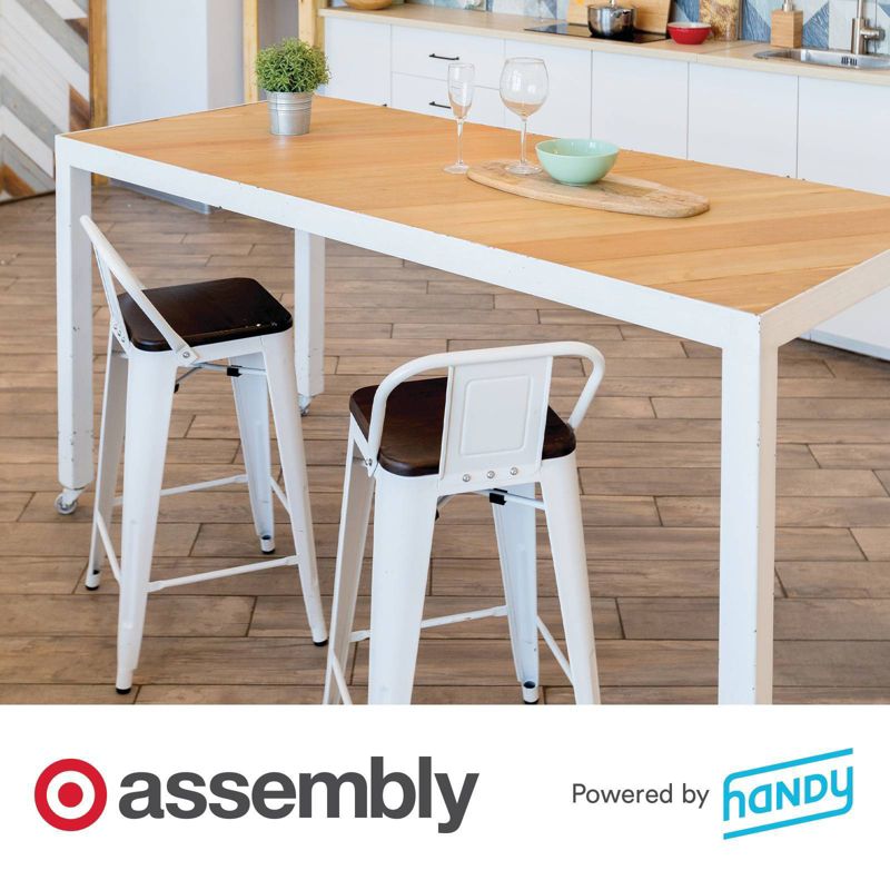 Bar Stool &#38; Counter Assembly powered by Handy, 1 of 2