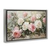 Stupell Industries Rose Bouquets Pink and White Floating Frame Canvas Art, Gray, 25" x 17" - 2 of 4