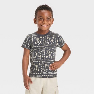 Toddler Boys' Short Sleeve Boarder Printed T-Shirt - Cat & Jack™ - 1 of 3