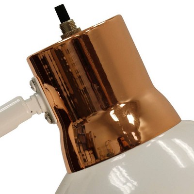 Minimalist White Metal Adjustable Task Floor Lamp