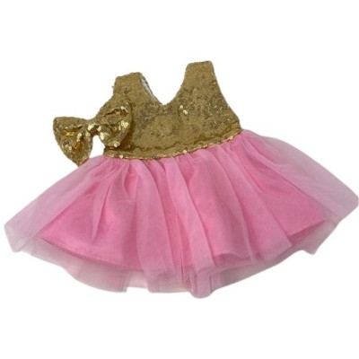 Doll Clothes Superstore Pink Princess Dress Fit 18 Inch Girl Dolls Like Our Generation My Life