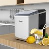 Costway Stainless Steel Ice Maker Countertop 26Lbs/24H Self-Clean Function W/Scoop New - 2 of 4