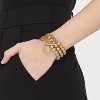 Disc Charm Chain And Beaded Stretch Toggle Chain Bracelet Set 3pc - Universal  Thread™ Worn Gold : Target