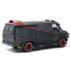 1983 GMC Vandura Black Weathered Version with Bullet Holes "The A-Team" TV Series 1/18 Diecast Model Car by Greenlight - 3 of 4