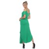 Women's Cold Shoulder Lexi Maxi Dress with Pockets - White Mark - 4 of 4