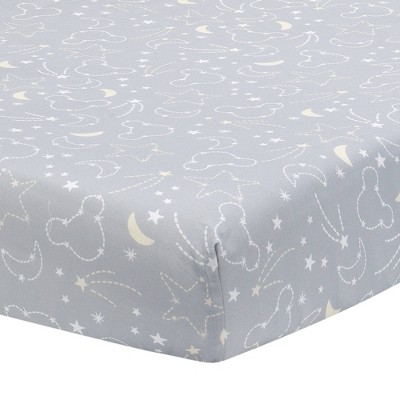 mickey mouse fitted crib sheet