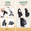 Baby Stroller Lightweight, Compact Travel Stroller with One-Hand Folding, Adjustable Canopy, 3-Point Safety Belt, Safety Lock & Carry Bag - 4 of 4