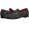 Santimon Mens Slip On Loafer Shoes Metallic Sequins Nightclub Glitter Luxury Wedding Prom Shoes - 3 of 4