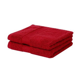 Splash Zero Twist 100% Ring Spun Cotton Face Washcloth Set – Reversible, 550 GSM, Soft, Lightweight, Highly Absorbent Towels for Bathroom - 1 of 4