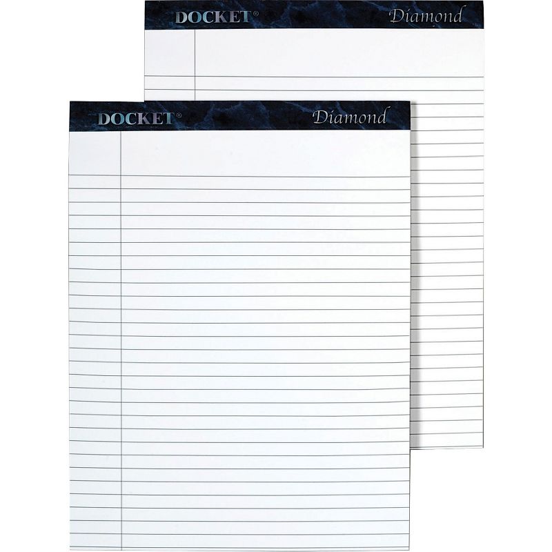 Tops Notepad Wide Rule 24lb. 50 Shts 8-1/2"x11-3/4" 2/BX WE 63975, 1 of 3