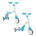 Toy Time Kids' 2-in-1 Convertible Scooter - Blue and White