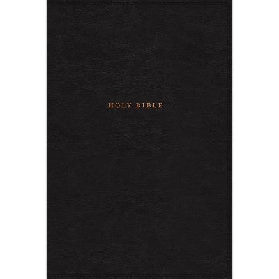 Nkjv, Reference Bible, Classic Verse-By-Verse, Center-Column, Leathersoft, Black, Indexed, Red Letter Edition, Comfort Print - by  Thomas Nelson