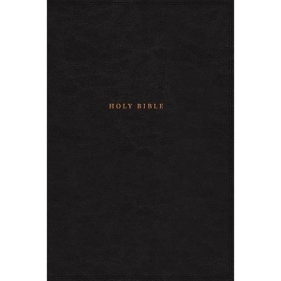 Nkjv, Reference Bible, Classic Verse-By-Verse, Center-Column, Leathersoft, Black, Indexed, Red Letter Edition, Comfort Print - by  Thomas Nelson