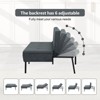 Aukfa 63" Multi-Functional Convertible Sofa Bed ¨C Instantly Transforms into Japanese Mattress, Space-Saving Solution - 3 of 4