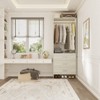 Aheaplus 24'' Freestanding Closet Organizer System with Hanging Rods and Drawers - 4 of 4