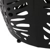 Maggift Patio End Tables, Stylish End Tables for Indoor and Outdoor Use, Ideal for Gardens, Backyard, With Special Design, Black, 16.5"*16.5"*20.5" - 3 of 4