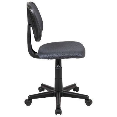 ErgoFlex Mid-Back Mesh Swivel Task Chair in Black