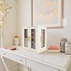 Gulches Double door jewelry box can rotate 360¡ã multi-layer drawer necklace ring jewelry storage box - 4 of 4
