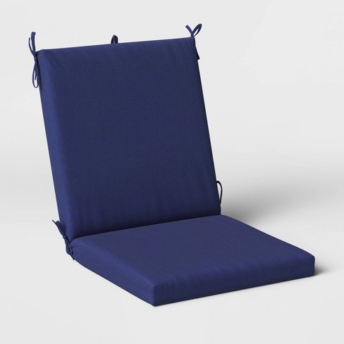 Threshold Outdoor Chair Cushion DuraSeason Fabric Tan 43 x 21 x 3” 