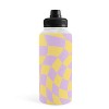 MariaMariaCreative Play Checkers Lavender Water Bottle - Society6 - 2 of 4